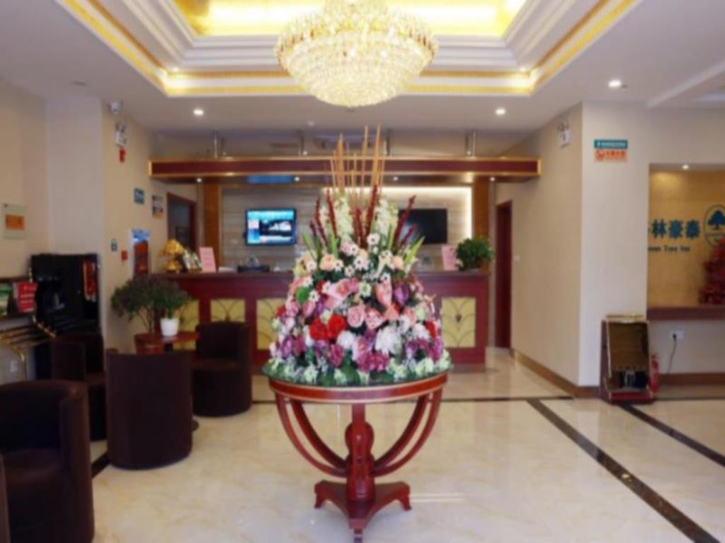 Greentree Inn Jiangsu Suqian Yiwu Business Center Fukang Avenue Express Hotel Buitenkant foto